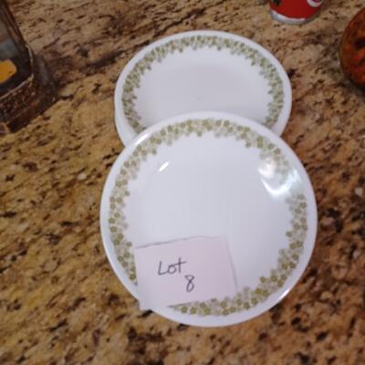 Lot of 4 Corelle Small Plates