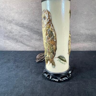 Lot 43. Stowell Lamp w/ Owl Motif