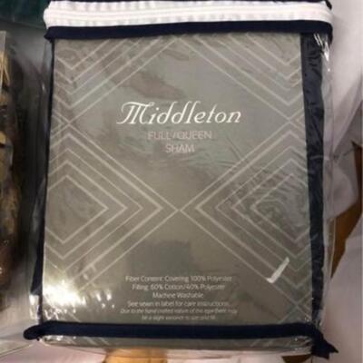 Two New Packs of Middleton Full/Queen Shams