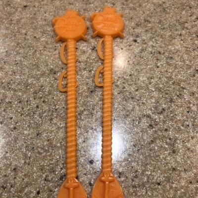 Two Super Rare Jack Tar Hotels Stir Sticks.