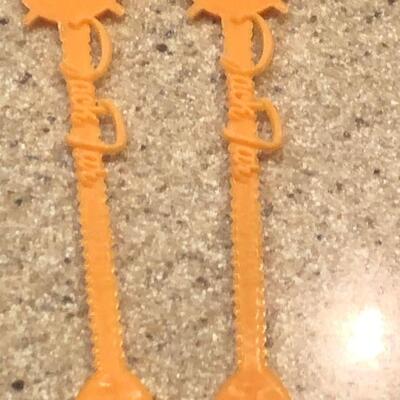 Two Super Rare Jack Tar Hotels Stir Sticks.