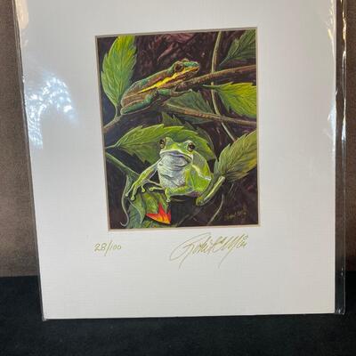 Lot 50. Monet Frog Trinket Box & Ltd. Ed. Print