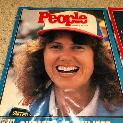 Vintage People/Time Magazines from February 10, 1986 Challenger Space Shuttle