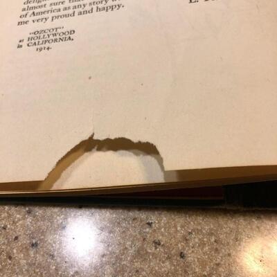 Original Vintage 1914 Tik-Tok of Oz by L. Frank Baum 1st Edition.