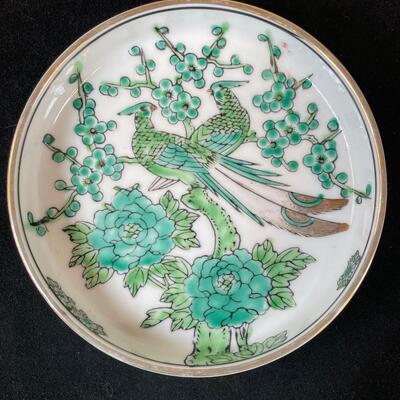 Lot 54  Chinese Prints & Porcelain Dishes