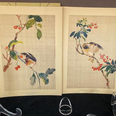 Lot 54  Chinese Prints & Porcelain Dishes