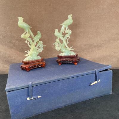 Lot 55. Vintage Jade Carvings