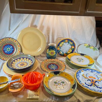 Provence France theme plates bowls by William Sonoma