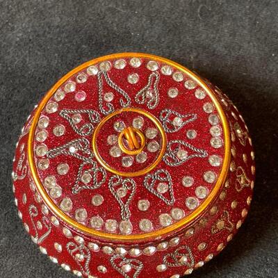 Lot 63. Vitrix Perfume Bottle and Decorative Items