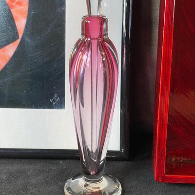 Lot 63. Vitrix Perfume Bottle and Decorative Items