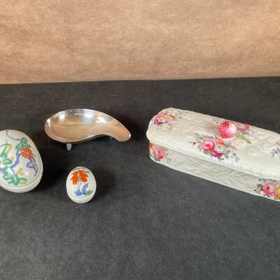 Lot 66  Porcelain & Silver-plate