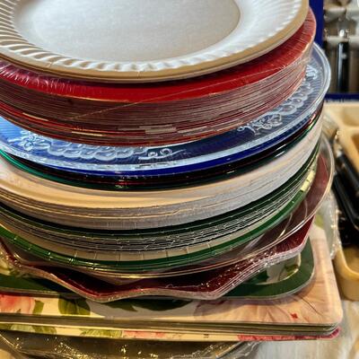4 sets of stainless silver ware party supplies