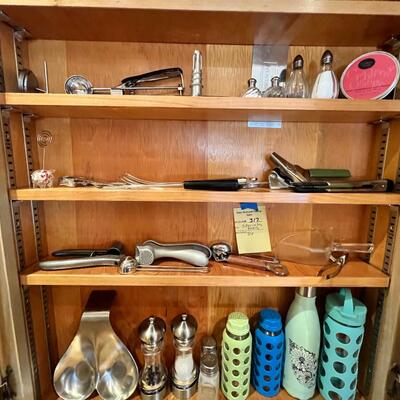 Top shelf specialty measuring and kitchen stainless tools