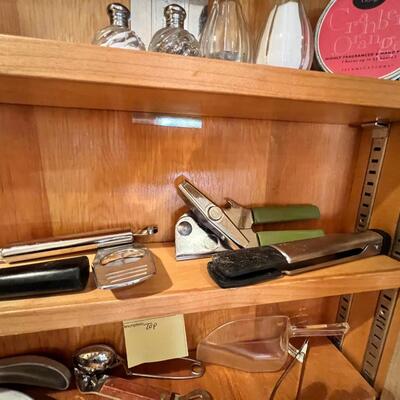 Top shelf specialty measuring and kitchen stainless tools