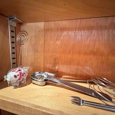 Top shelf specialty measuring and kitchen stainless tools
