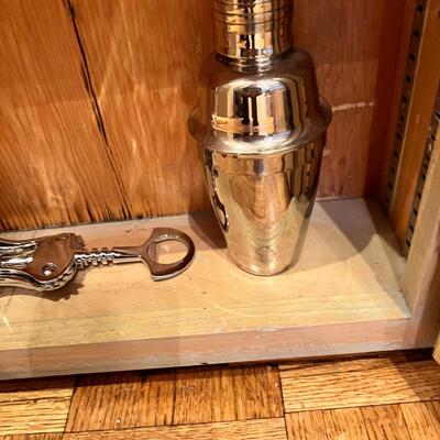 ottom shelf specialty stainless kitchen tools