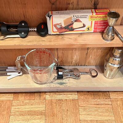 ottom shelf specialty stainless kitchen tools