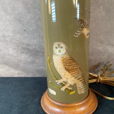 Lot 81. Vintage Owl Lamp