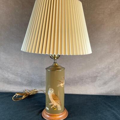Lot 81. Vintage Owl Lamp