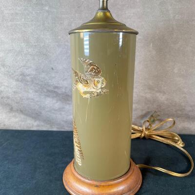 Lot 81. Vintage Owl Lamp