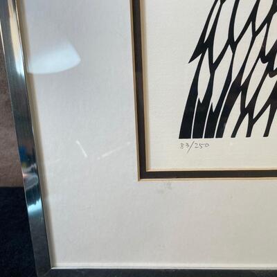 Lot 82  Ikki Matsumoto Ltd. Ed. Hand Screened Serigraph