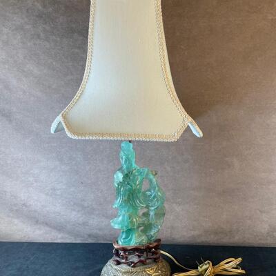 Lot 87. Antique Asian-themed Lamp