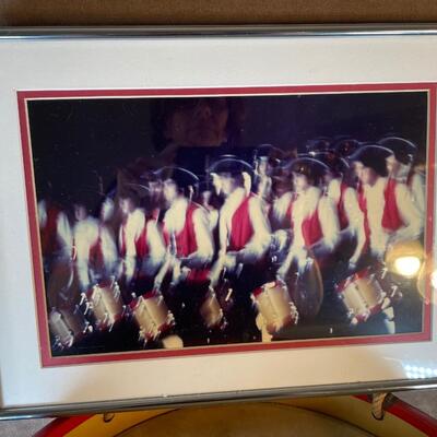 Lot 88  Vintage Drum & Framed Photo