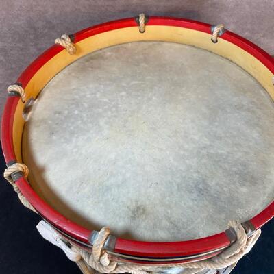 Lot 88  Vintage Drum & Framed Photo