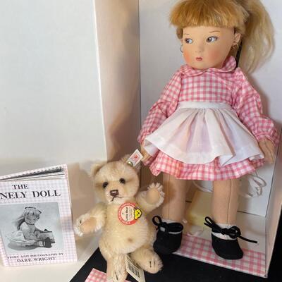 Lot 89. Edith the Lonely Doll and Mr. Bear