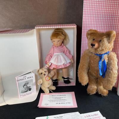 Lot 89. Edith the Lonely Doll and Mr. Bear