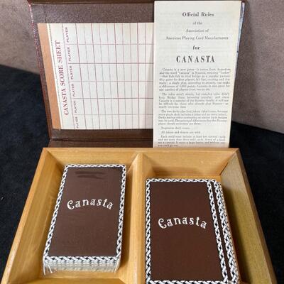 Lot 90  Marbles, Canasta Set and Kaleidoscope