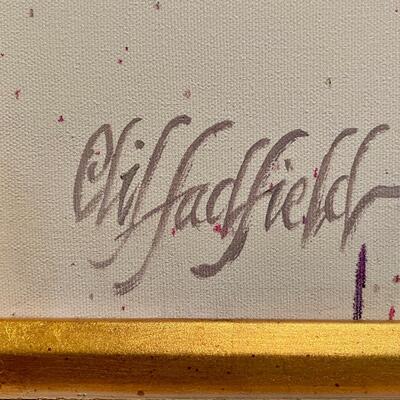 Rare Clifton Hadfield II Original Painting "The Crush II"