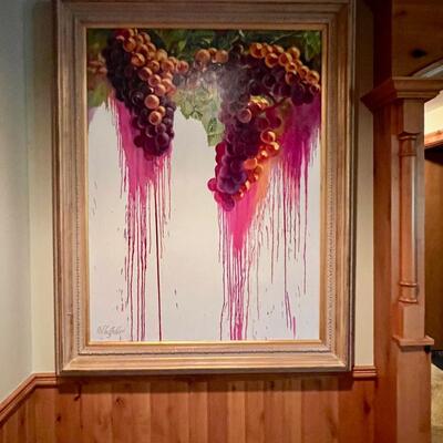 Rare Clifton Hadfield II Original Painting "The Crush II"
