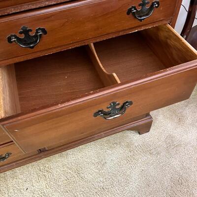 1970s Cherry Solid wood 12 drawer Dresser