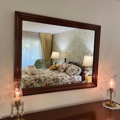 Cherry Framed Mirror