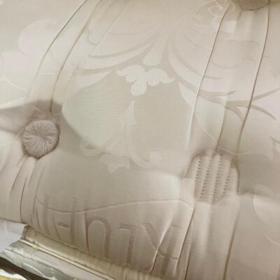 1960s Cherry 4 poster Queen bed with KLUFT Isabella Hand Tuffed Mattress