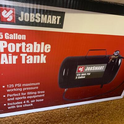 Jobsmart 5 Gallon Portable Air Tank In Original Box