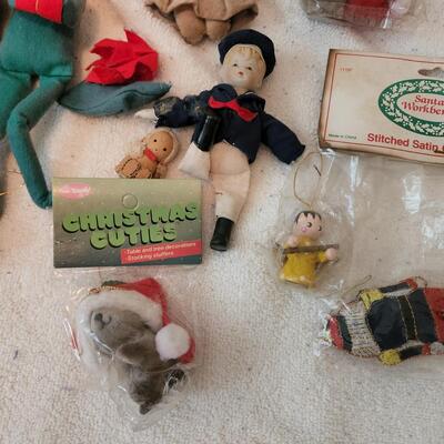 Small lot Vintage small Christmas tree Ornaments