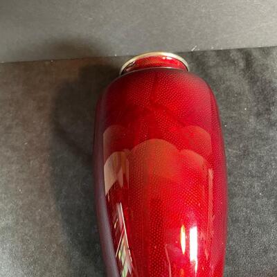Lot 91. Japanese Ginbari Cloisonne vase