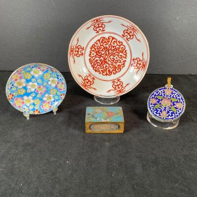 Lot 101. Asian Items-- Antique Cloisonne