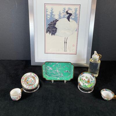 Lot 102 Vintage Miniature Porcelain and Cloisonne