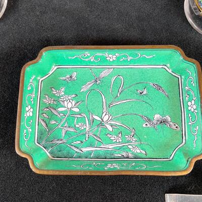 Lot 102 Vintage Miniature Porcelain and Cloisonne