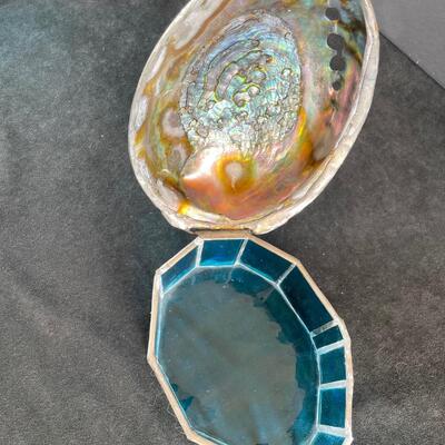 Lot 114. Turquoise Fish Items