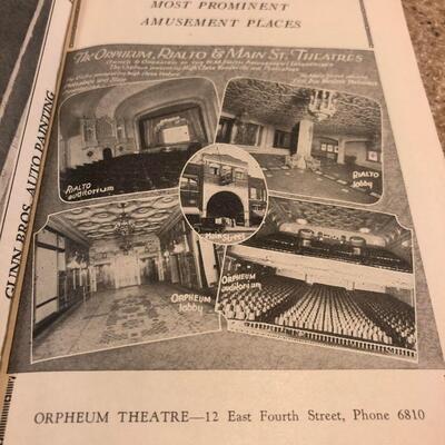 Vintage Original Official Book of TULSA IN PICTURES 1927 Tulsa State Fair International Petroleum Exposition Program