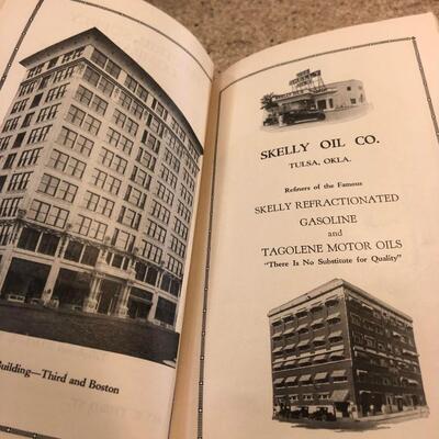 Vintage Original Official Book of TULSA IN PICTURES 1927 Tulsa State Fair International Petroleum Exposition Program