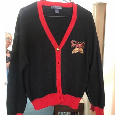 Vintage Herman Geist Wool/Acrylic Sweater. Made in Hong Kong. Size M.