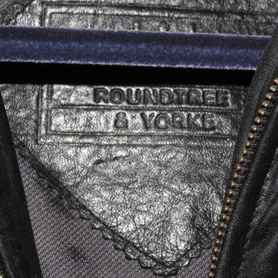 Men's leather bomber  jacket