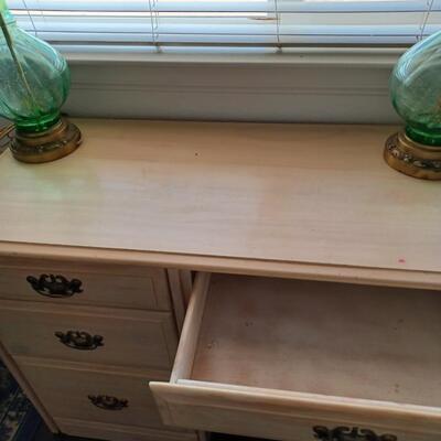 Nice Small Vintage Desk with Drawer Pulls.