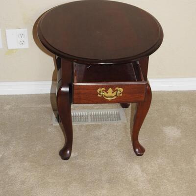 Small round side tables