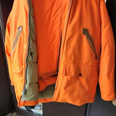 Vintage Woolrich Orange Hunting Outfit
